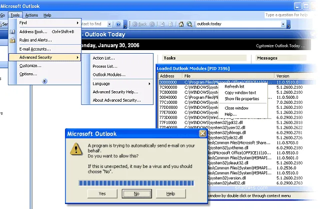 Advanced Security for Outlook Tangkapan layar 1