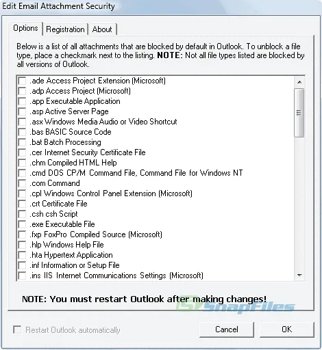 Attachment Security for Outlook Tangkapan layar 1