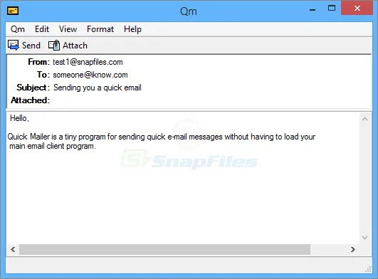 Qm - The Quick Mailer Tangkapan layar 1