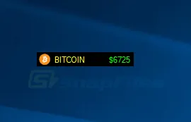 BITCOIN ticker Tangkapan layar 1