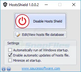 HostsShield Tangkapan layar 2