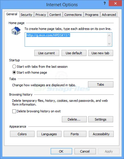 Internet Explorer 11 (Win7) Tangkapan layar 2