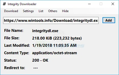 Integrity Downloader Tangkapan layar 1