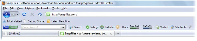 LinkExtend for Firefox Tangkapan layar 1