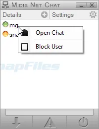 Midis Net Chat Tangkapan layar 2