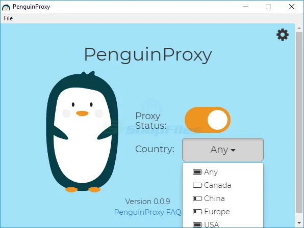 PenguinProxy Tangkapan layar 1