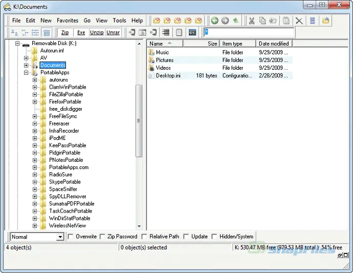 A43 File Management Utility Tangkapan layar 1