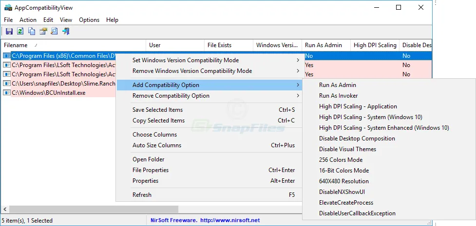 AppCompatibilityView Tangkapan layar 2