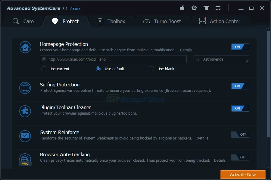 Advanced SystemCare Free Tangkapan layar 2