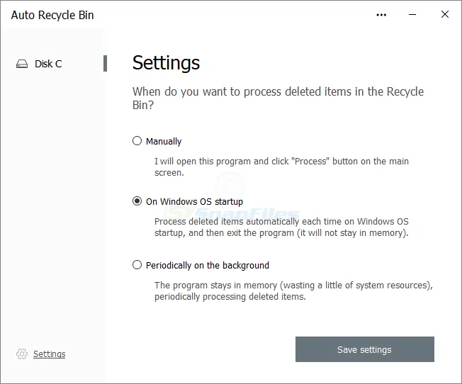 Auto Recycle Bin Tangkapan layar 2