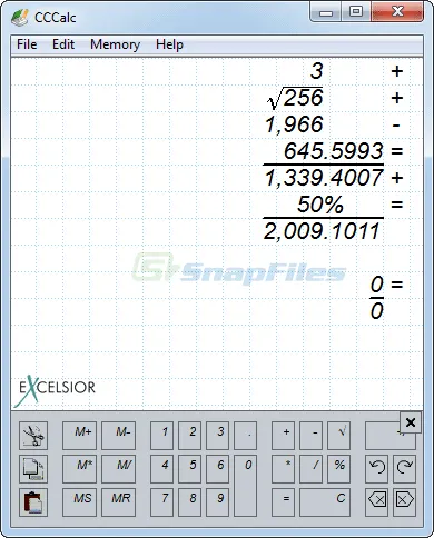 CCCalc Tangkapan layar 1