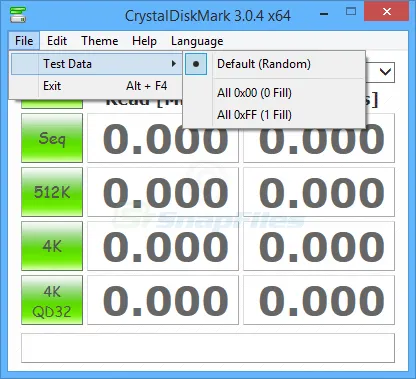 Crystal DiskMark Tangkapan layar 2