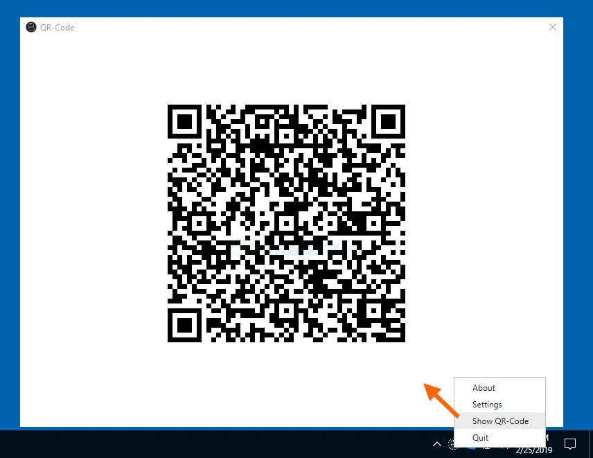 Clipboard to QR-Code Tangkapan layar 2