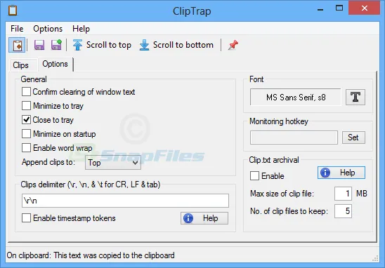 ClipTrap Tangkapan layar 2