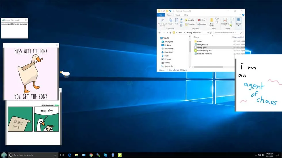 Desktop Goose Tangkapan layar 2