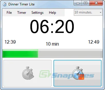 Dinner Timer Lite Tangkapan layar 1