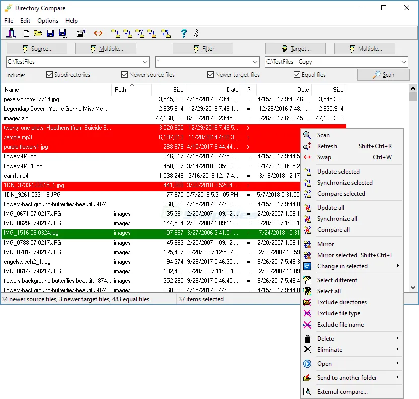 Directory Compare Tangkapan layar 1