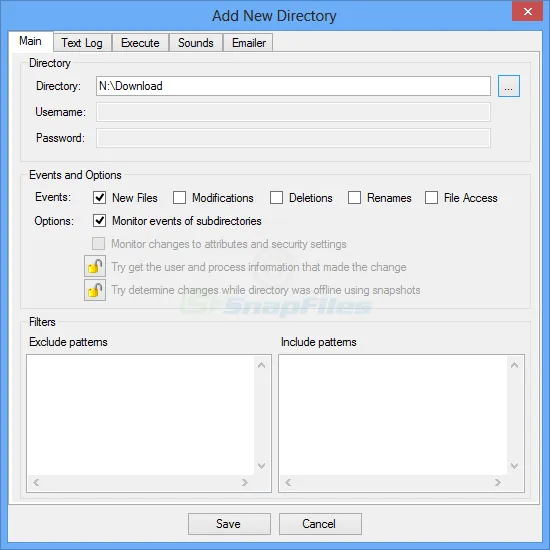 Directory Monitor Tangkapan layar 2