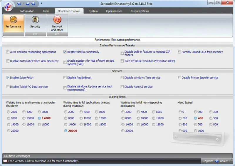 EnhanceMySe7en (Free Version) Tangkapan layar 2