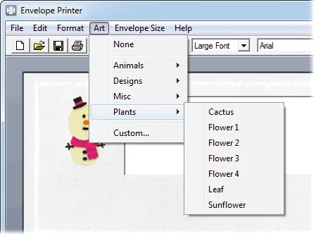 Envelope Printer Lite Tangkapan layar 2