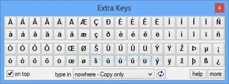 Extra Keys Tangkapan layar 1