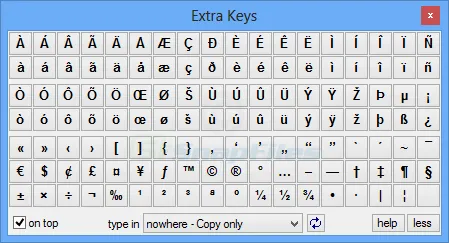 Extra Keys Tangkapan layar 2