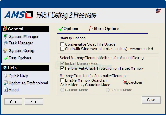 Fast Defrag Standard Tangkapan layar 2