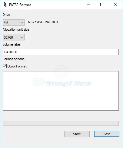 Fat32 Format Tangkapan layar 1