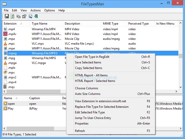 FileTypesMan Tangkapan layar 1