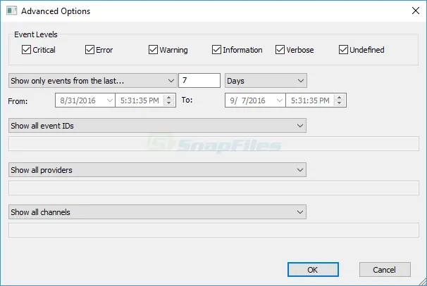 FullEventLogView Tangkapan layar 2