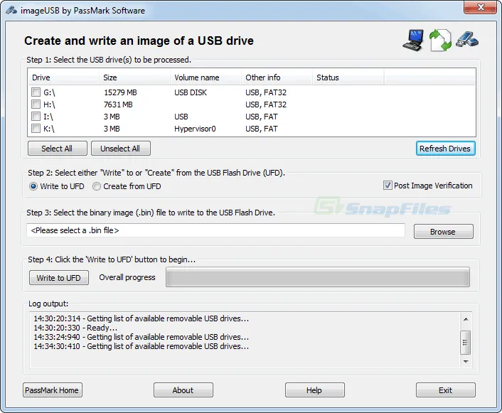 ImageUSB Tangkapan layar 1