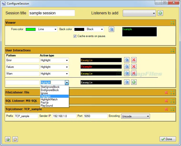 logview4net Tangkapan layar 1