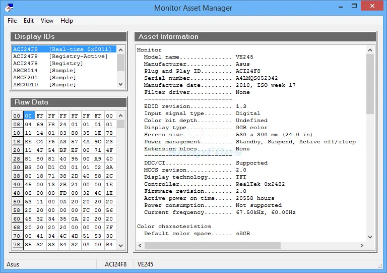 Monitor Asset Manager Tangkapan layar 1