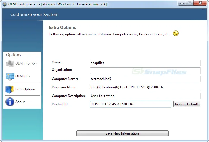 OEM Configurator Tangkapan layar 2