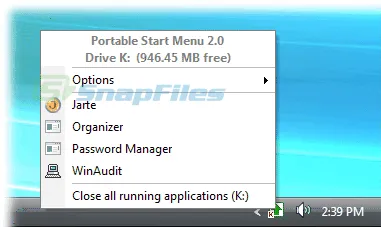 Portable Start Menu Tangkapan layar 1