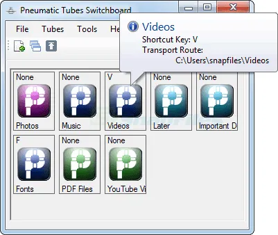 Pneumatic Tubes File Router Tangkapan layar 1