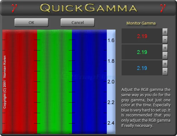 QuickGamma Tangkapan layar 2