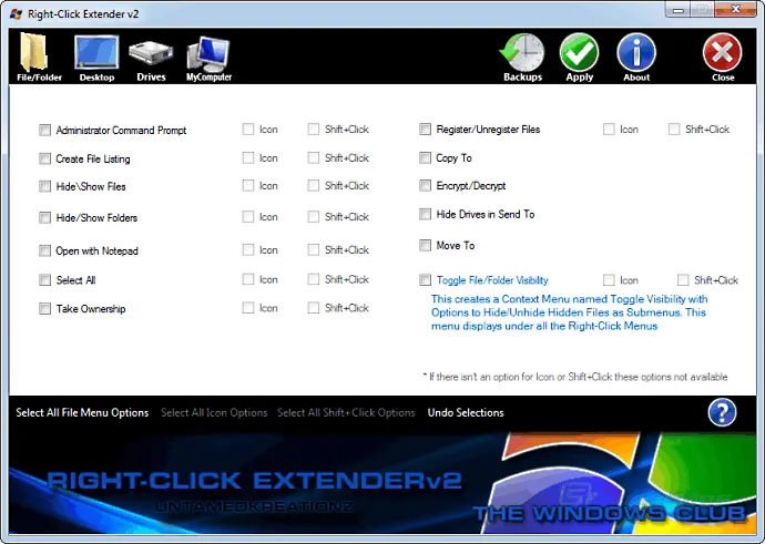 Right-Click Extender Tangkapan layar 1