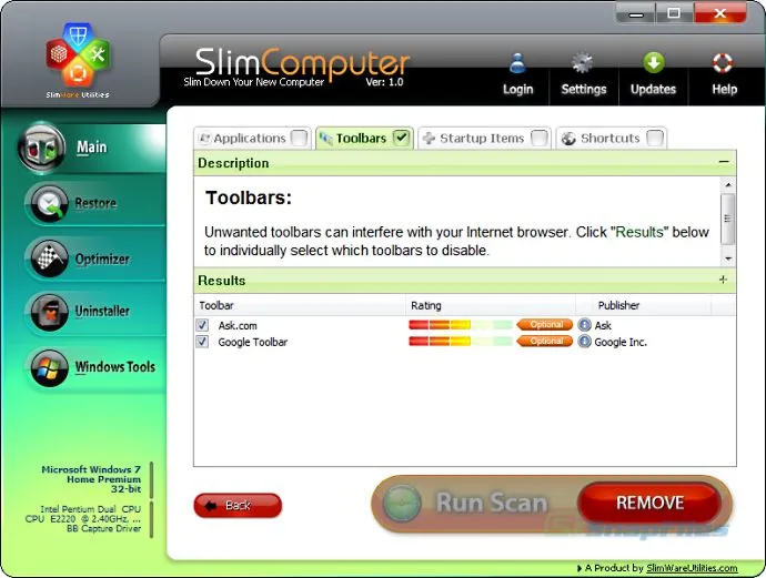 SlimComputer Tangkapan layar 2