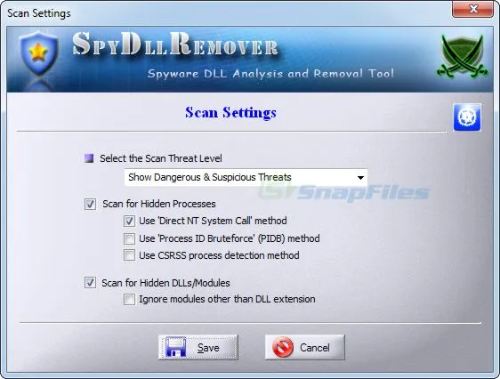 SpyDllRemover Tangkapan layar 2