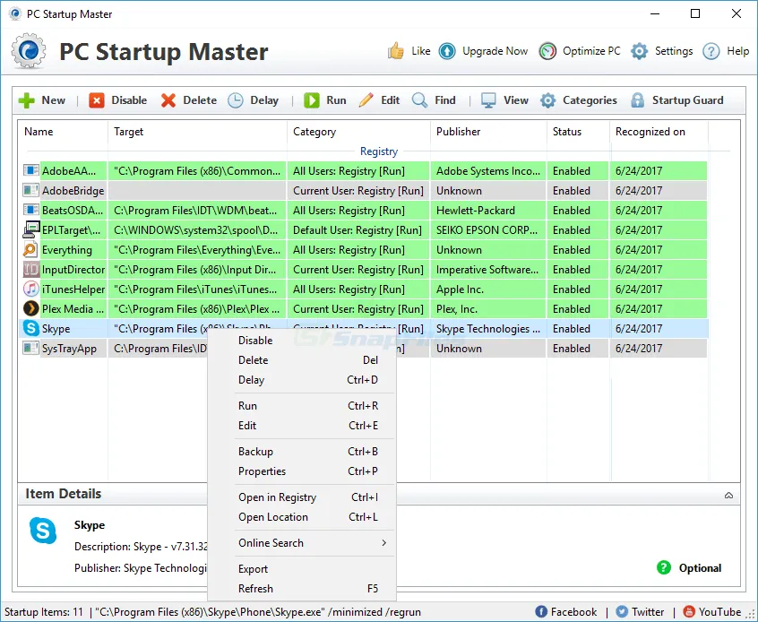 PC Startup Master Tangkapan layar 1