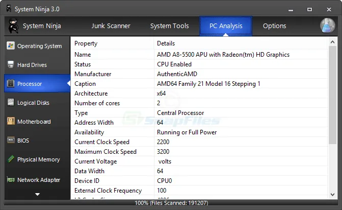 System Ninja Tangkapan layar 2