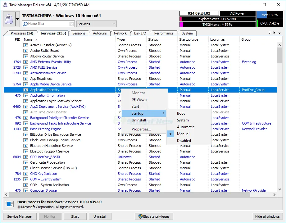 MiTeC Task Manager DeLuxe Tangkapan layar 2