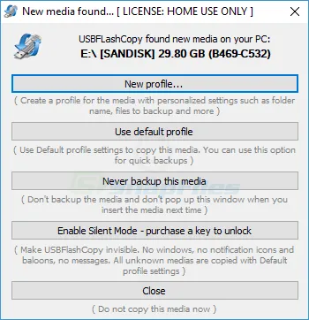 USBFlashCopy Tangkapan layar 1