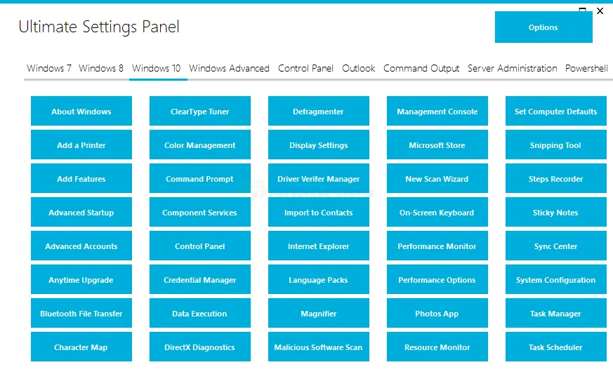 Ultimate Settings Panel Tangkapan layar 1