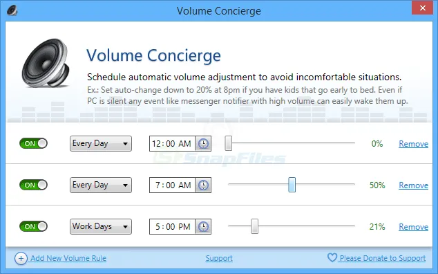 Volume Concierge Tangkapan layar 1