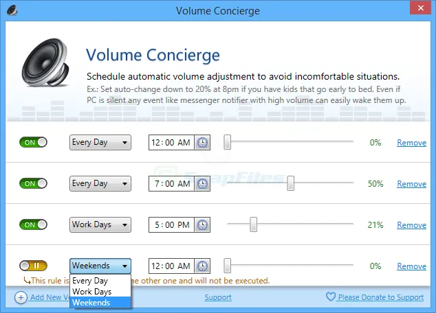 Volume Concierge Tangkapan layar 2