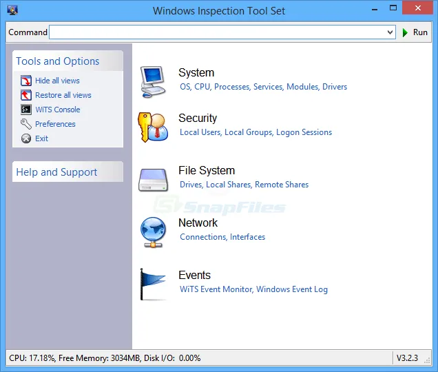 Windows Inspection Tool Set Tangkapan layar 1