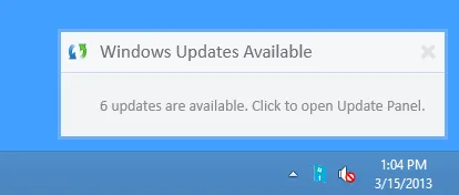 Windows Update Notifier Tangkapan layar 2