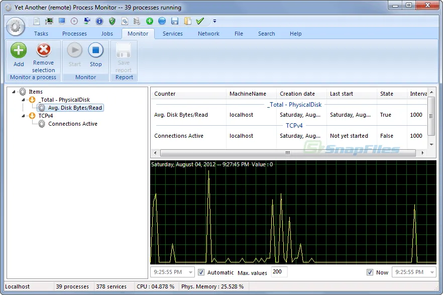 Yet Another Process Monitor Tangkapan layar 2
